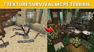 7 TEXTURE PACK MCPE TERBAIK & KEREN UNTUK SURVIVAL MINECRAFT 1.20/1.21