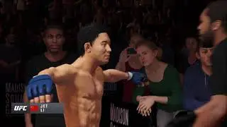 UFC 4 | Jet Li vs. Victoria Matos (CURVY MODEL) (EA Sports UFC 4)