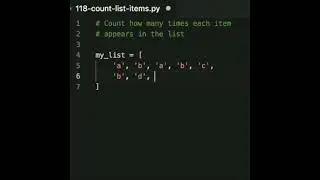 Python Program to Count the Occurrence of an Item in a List.