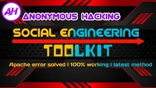 How to solve Apache error setoolkit problem solved [100% working].