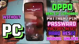 Oppo Reno 2F CPH-1989 Hard Reset|Oppo Factory Reset|Oppo Reno 2F Pattern Lock 🔒Remove without PC.