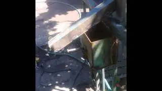 Выжималка для брикетов из листьев и бумаги