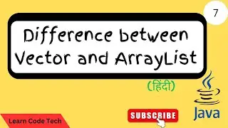 Difference between Vector and ArrayList | Java interview Vector and arrayList question