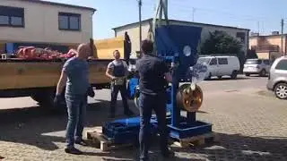 Rozładunek ekstrudera marki E 1200kg/h | Firma Presoil