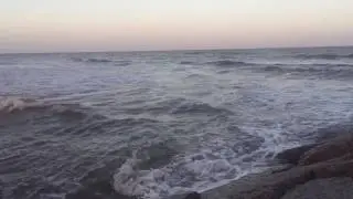 On the beach