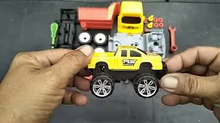 Assembling Children's Toys.Sand Truck.Fire Truck.Fwd 4x4 Car
