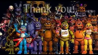 FNaF 1 2 3 скримери песня