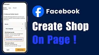 How To Create Shop On Facebook Page ! 2024