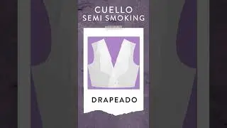Cuello Semi Smoking Drapeado 