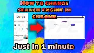 How To Change Search Engine In Google Chrome