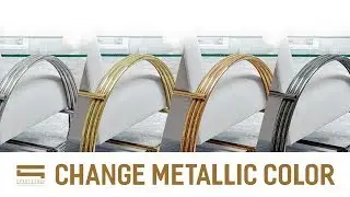 Change Metallic Color - Photoshop Architecture