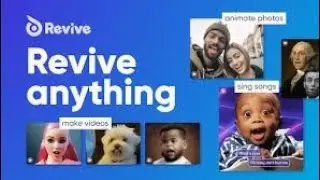 Set-by-step on how to use REVIVE : AI photos animator.