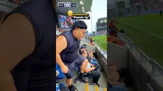 He invaded the pitch and did THIS... 😱⚽