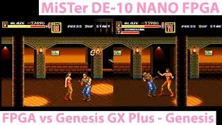 MiSTer FPGA Sega Genesis - FPGA Emulation vs Genesis GX Plus - Sega Genesis Showdown!
