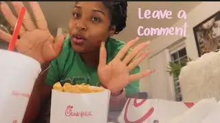 [ASMR] Chick Fil A | Chewy Sounds | Quick Video 🥪🍟🥤