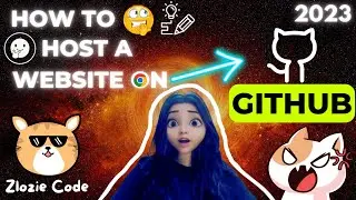 How to Host a Website on GITHUB in 2023 | Step-by-Step Tutorial                 