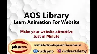AOS Library | How to use animation on web page