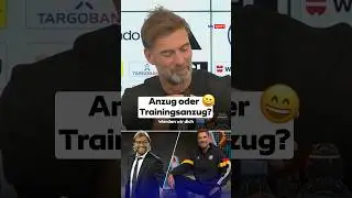 Will Klopp be on the sidelines in a suit or a tracksuit? 👀😄