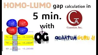 HOMO-LUMO Calculation and Analysis Using DFT method in Gaussian Software || Part 3 || Gaurav Jhaa