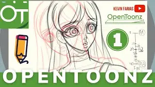 Como hacer ANIMACIÓN 2D en OPENTOONZ #1 | Kevin Farias
