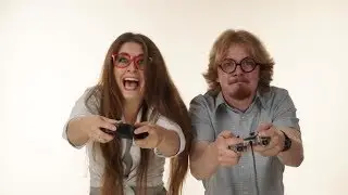 Friends Playing Video Game | Stock Footage - Videohive