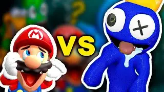 Mario won't bother Blue anymore | Rainbow Friends Sad Story Animation