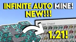 BEST INFINITE AUTO ORE FARM Minecraft Bedrock 1.21 MCPE/Xbox/PS4/Nintendo Switch/Windows 10