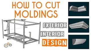 How to Cut Moldings | Exterior Design | Hot wire CNC Machine ✅