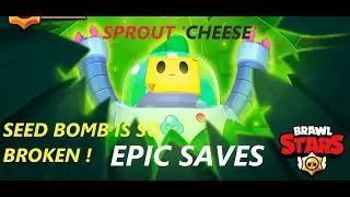 Using 6 Seed Bombs In Under 30s | Sprout Cheese | Brawl Ball Cheese | Brawl Stars