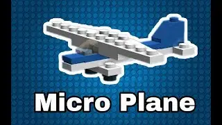 Как сделать микро самолет из Lego / How to make a mini plane out of Lego