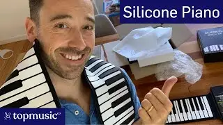 Silicone Roll Up Keyboard Pianos Unboxing and Review