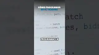 ¿Cómo programar robots de trading? #shorts #trading #robots #tradingbots