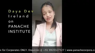 Mrs. Daya Dev, Staff Nurse from Ireland gives her feedback on OET Training from Panache Institute