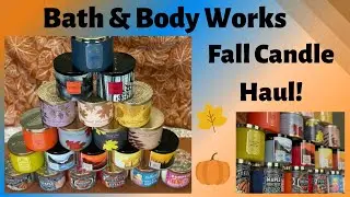 Bath & Body Works Fall Candle Haul| Autumn 2020🍁🍂