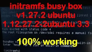 initramfs busy box v1 27 2 ubuntu 1 12 27 2 2ubuntu 3 3