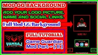How to Create Mod Game Guardian || How to Change Game Guardian Background || Mod Game Guardian V100.