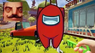 Hello Neighbor - My New Neighbor Among Us Act 3 Gameplay Walkthrough