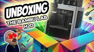 Bambu Lab H2D + AMS 2 Pro Unboxing: This 3D Printer is a BEAST!