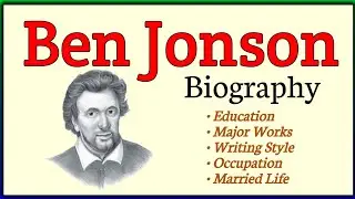 Ben Jonson | Ben Jonson Biography | Ben Jonson Life and works.