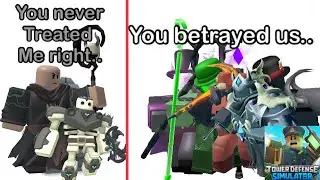 The Origin Story Of The Necromancer Tower.. (TDS Meme)..
