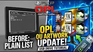 PS2 OPL Artwork Update Tutorial (USB Method)