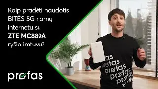 Kaip pradėti naudotis BITĖS 5G namų internetu su „ZTE MC889A“ ryšio imtuvu?