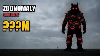 Zoonomaly Size Comparison 😀 ALL Monsters (Smallest to Largest)