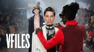 Young Thug Fixes Model's Look On The Runway (Full VFILES Runway Show) - VFILES Runway