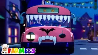 Las Ruedas Del Terror Un Viaje En Autobús Espeluznante Y Más Vídeos De Dibujos Animados Para Niños
