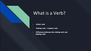 what is a verb?|Types of verbs|Action & Copular verb|Difference between Helping & Copular verb