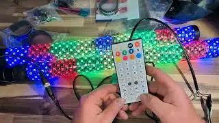 STARKMAN 2FT Fat RGB LED Whip Lights, Spiral RGB Chase Light for ATV UTV Polaris RZR Can-am
