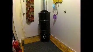 easy barrel stove build video