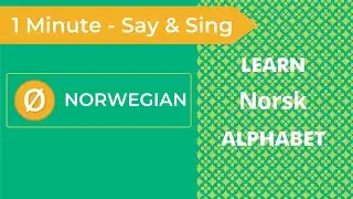 Learn the Norwegian Alphabet in 60 Seconds | Norwegian Alphabet Song | Teach and Learn Norwegian