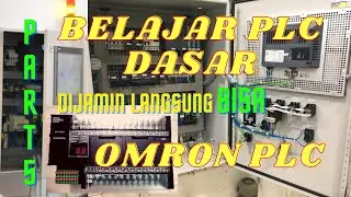 Part 5 - Dasar Pemrograman PLC OMRON Wiring input plc Belajar PLC Omron